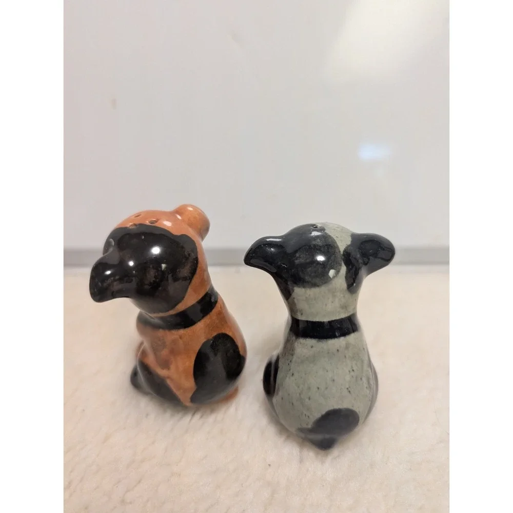 Vintage Puppy Dogs Salt And Pepper Shakers Salt &‎ Pepper Puppies S+P Japan